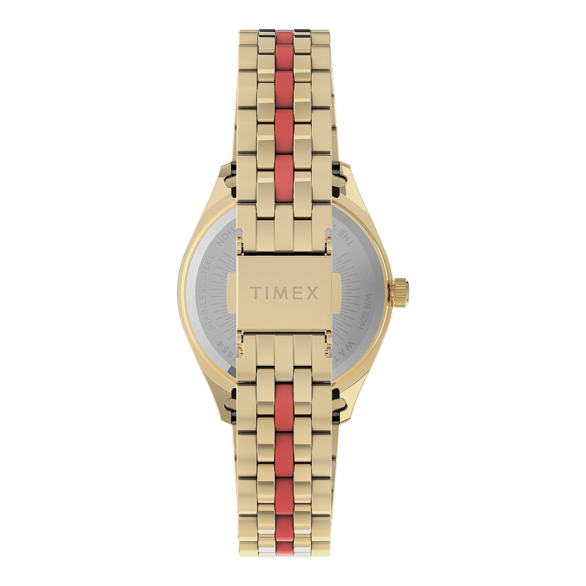 TIMEX Women's Watch with Gold Stainless Steel Case and Gold Stainless Steel Band-2