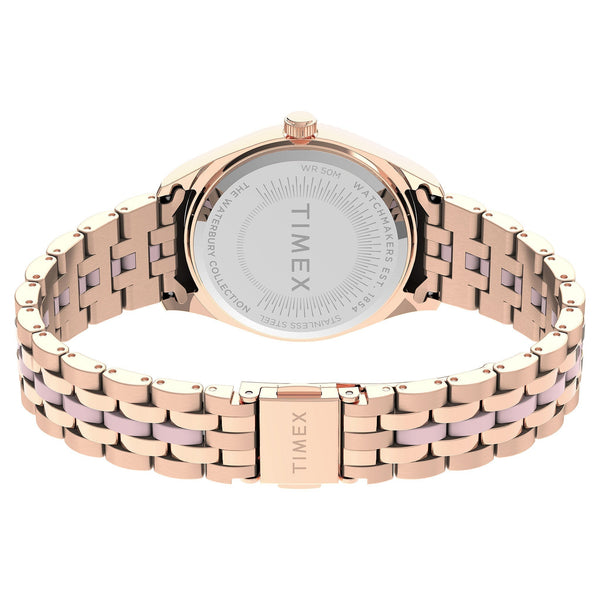 TIMEX Women's Watch with Rose Gold Stainless Steel Case and Rose Gold Stainless Steel Band-3