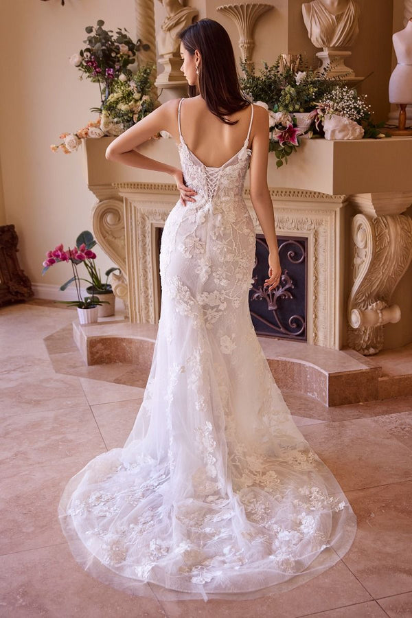 Fitted Lace Wedding Gown-1