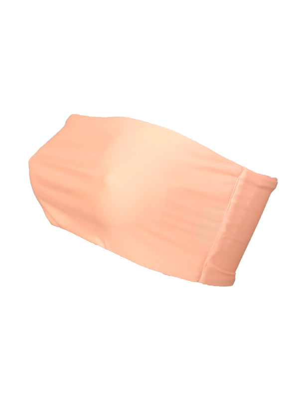 Zoey Bandeau Top - Peach-3