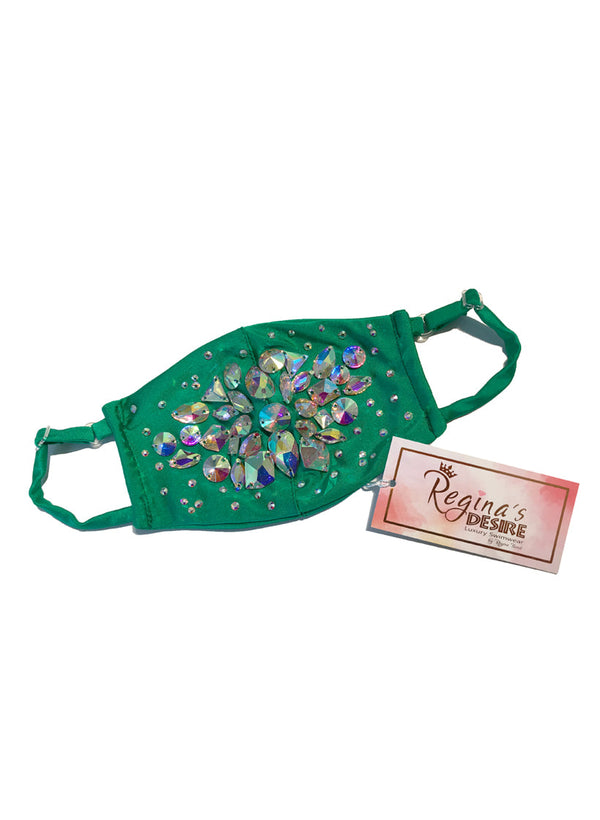 Shine Crystal Mask - Green-2